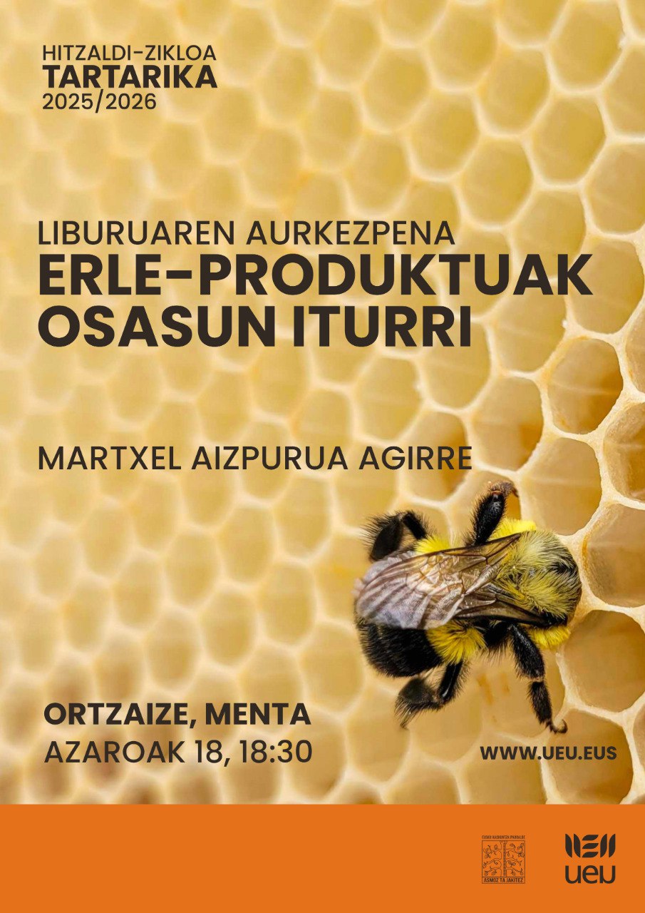 Aurkezpena: "Erle-produktuak, osasun-iturri" liburua