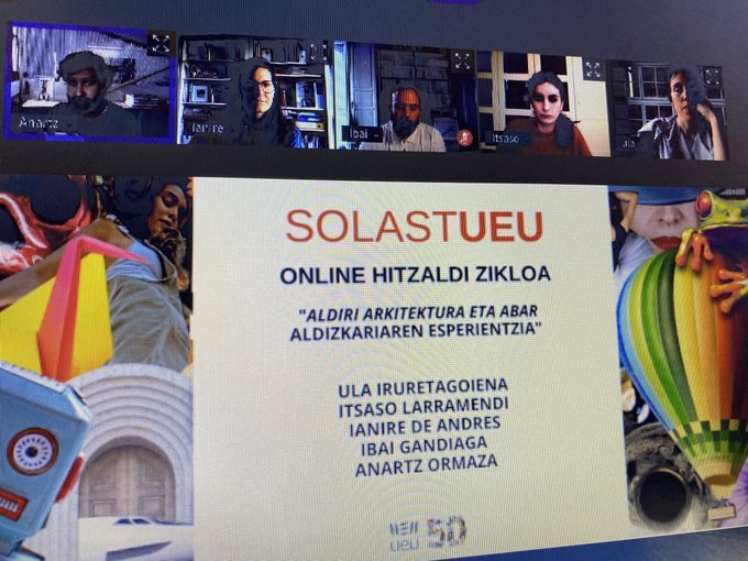 “ALDIRI Arkitektura eta Abar aldizkariaren esperientzia” solasaldia