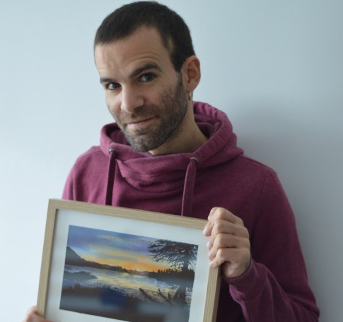 Eñaut Aiartzaguena Bravo: "Akuarelekin aire zabalean aritzeak gure inguruaz eta naturaz gozatzeko aukera ematen digu"