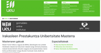 Urrats estrategiko bat: master ofizial bat euskaraz eta online