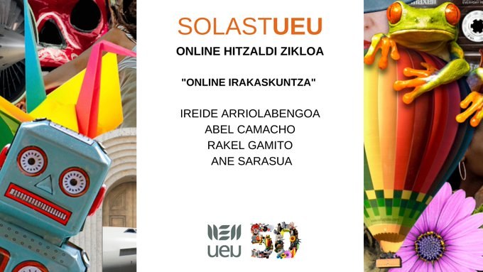 “Online irakaskuntza” solasaldia