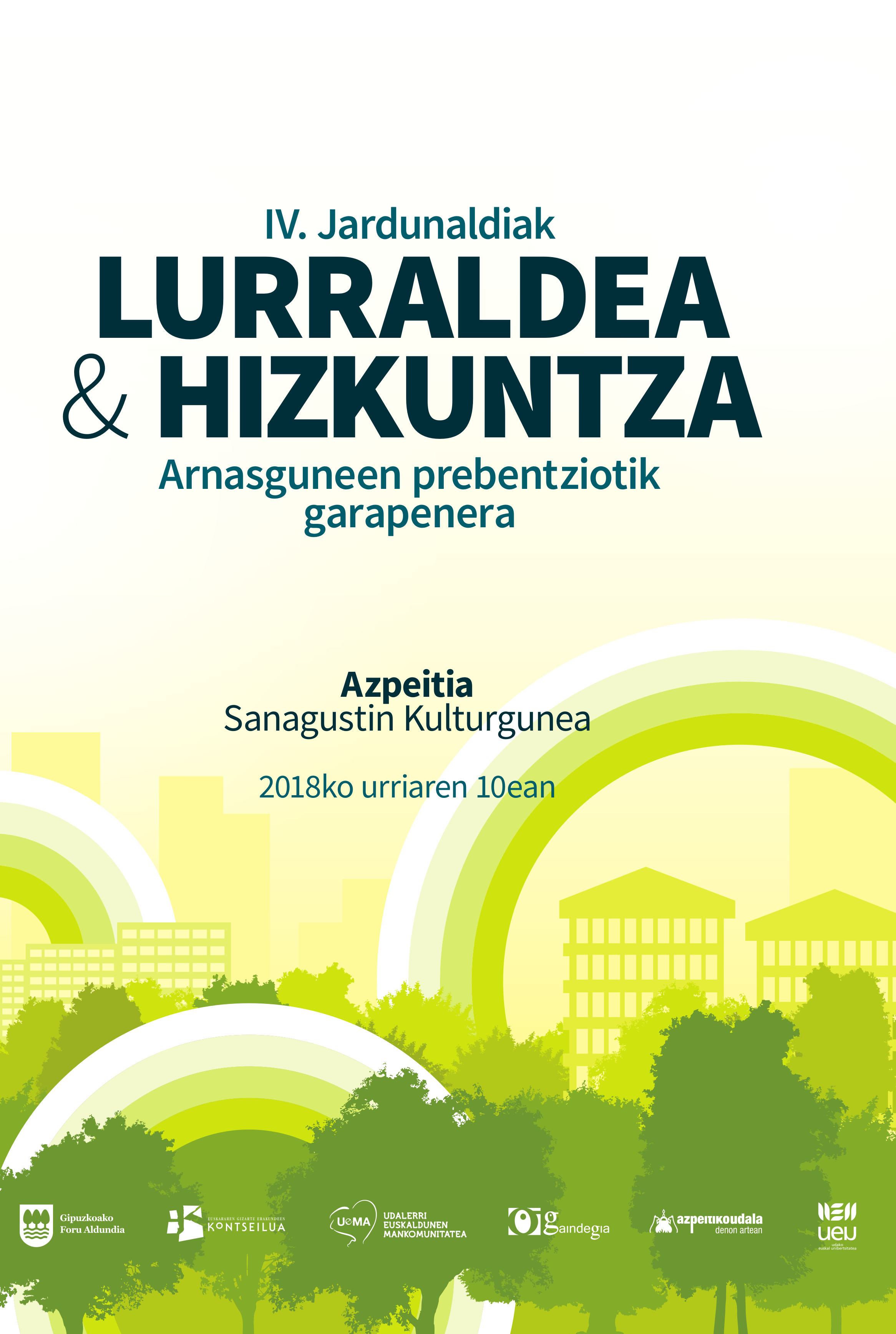 Arnasguneen prebentziotik garapenera. Lurraldea & Hizkuntza IV. jardunaldiak