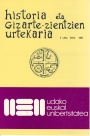Historia eta gizarte zientzien urtekaria I