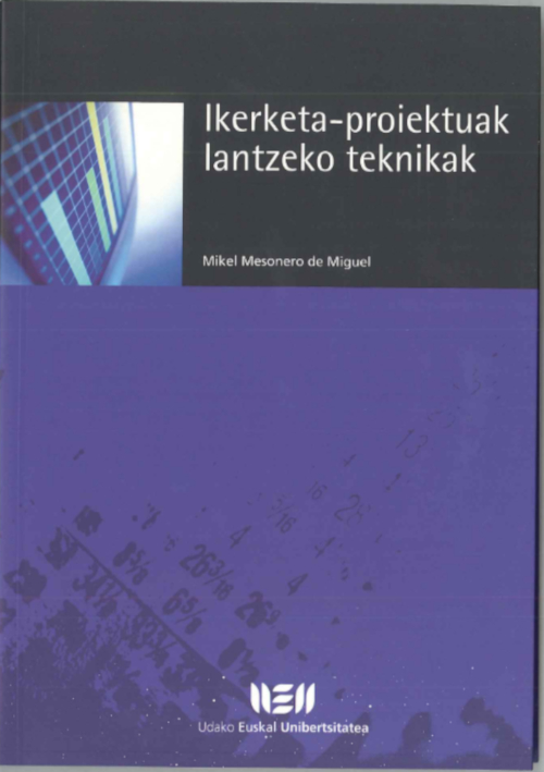 Ikerketa-proiektuak lantzeko teknikak