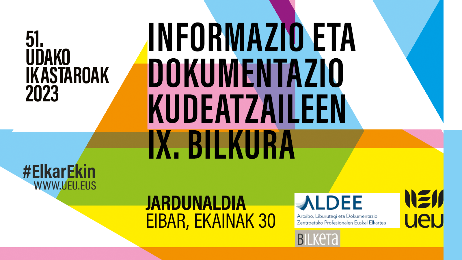Informazio eta Dokumentazio Kudeatzaileen IX. Bilkura: Espezializazioaren bideak, aniztasunaren isla: dokumentazio-zentroak eta liburutegi espezializatuak.