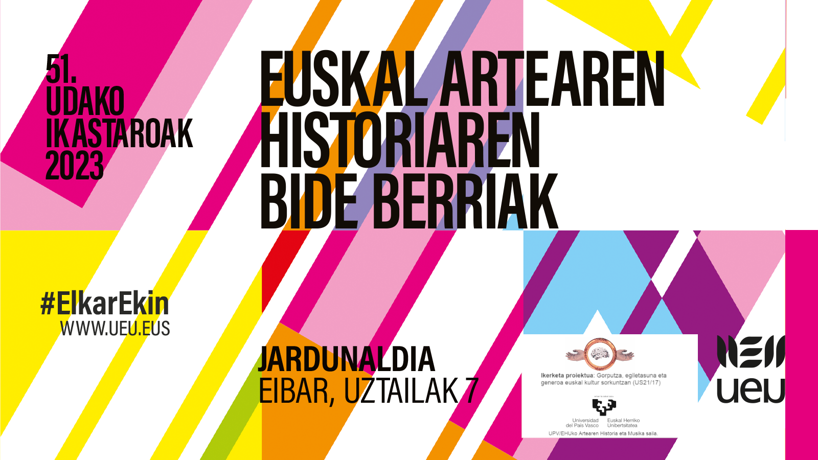 Euskal artearen historiaren bide berriak.