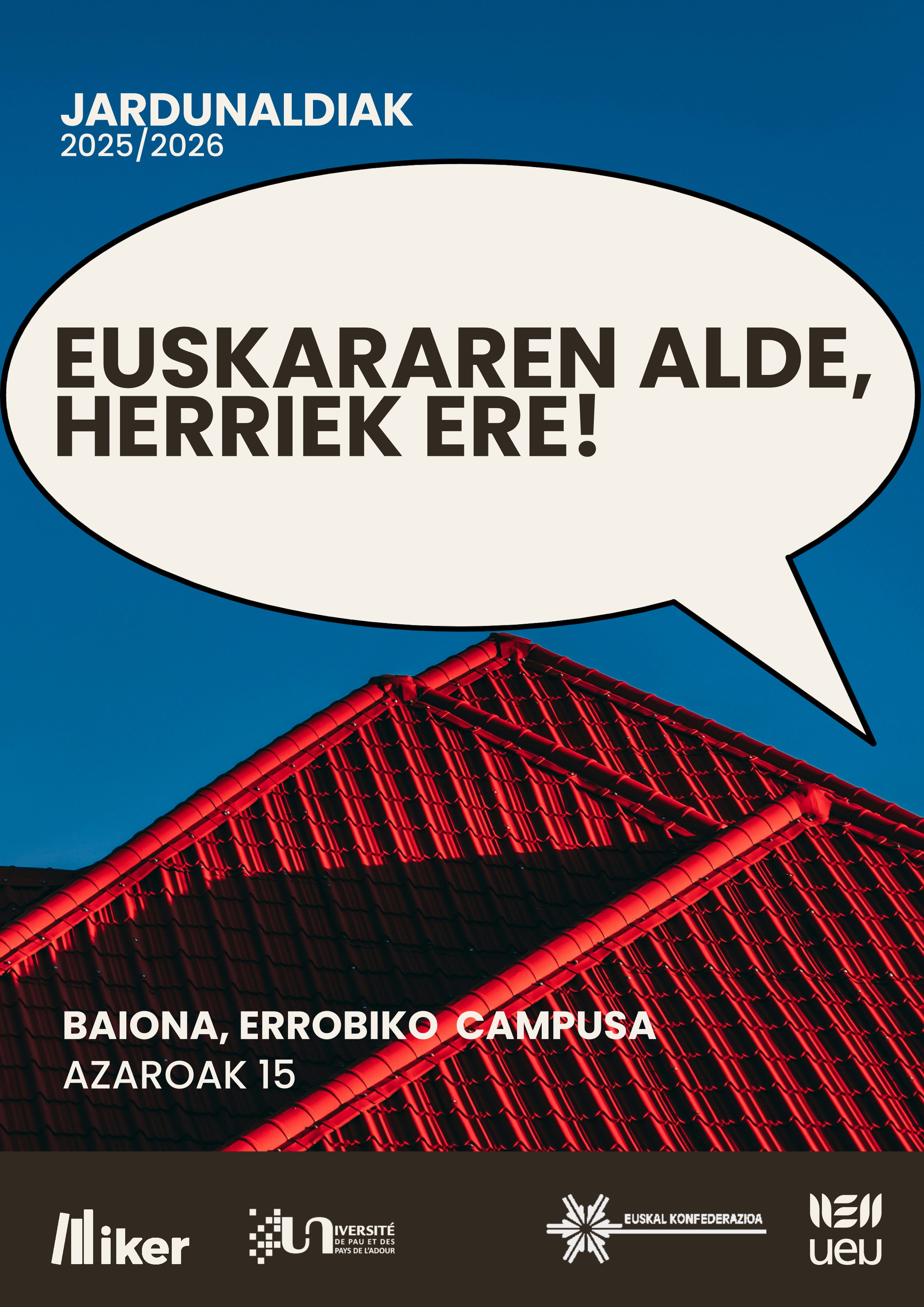 Euskararen alde, herriek ere! jardunaldia.