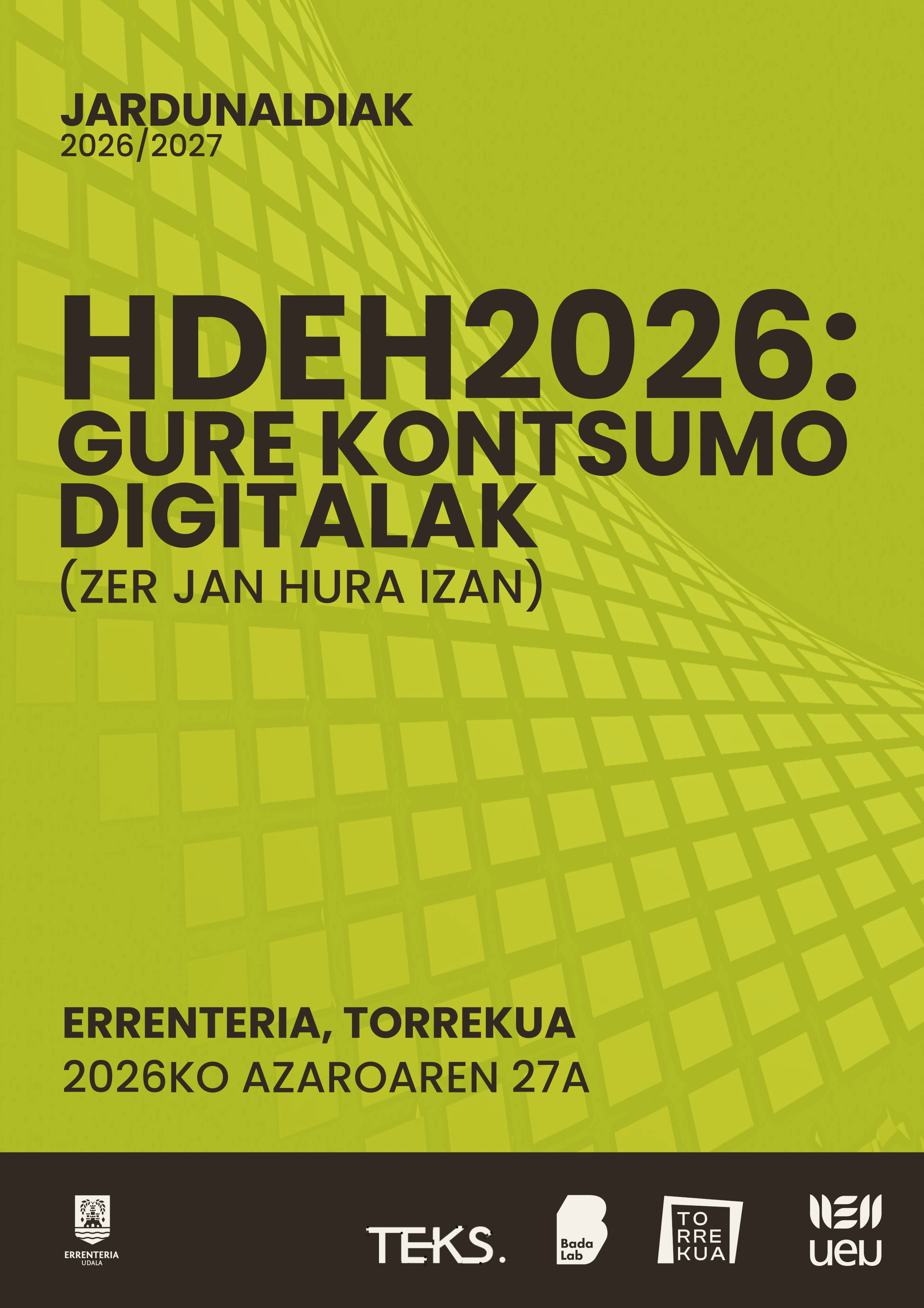 HDEH2026: Gure kontsumo digitalak (zer jan hura izan).