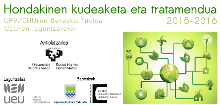 Hondakinen kudeaketa eta tratamendua (UPV/EHUren Titulua)