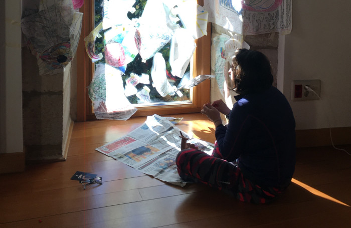 Alaitz Muro Larizgoitia ageri da argazkian