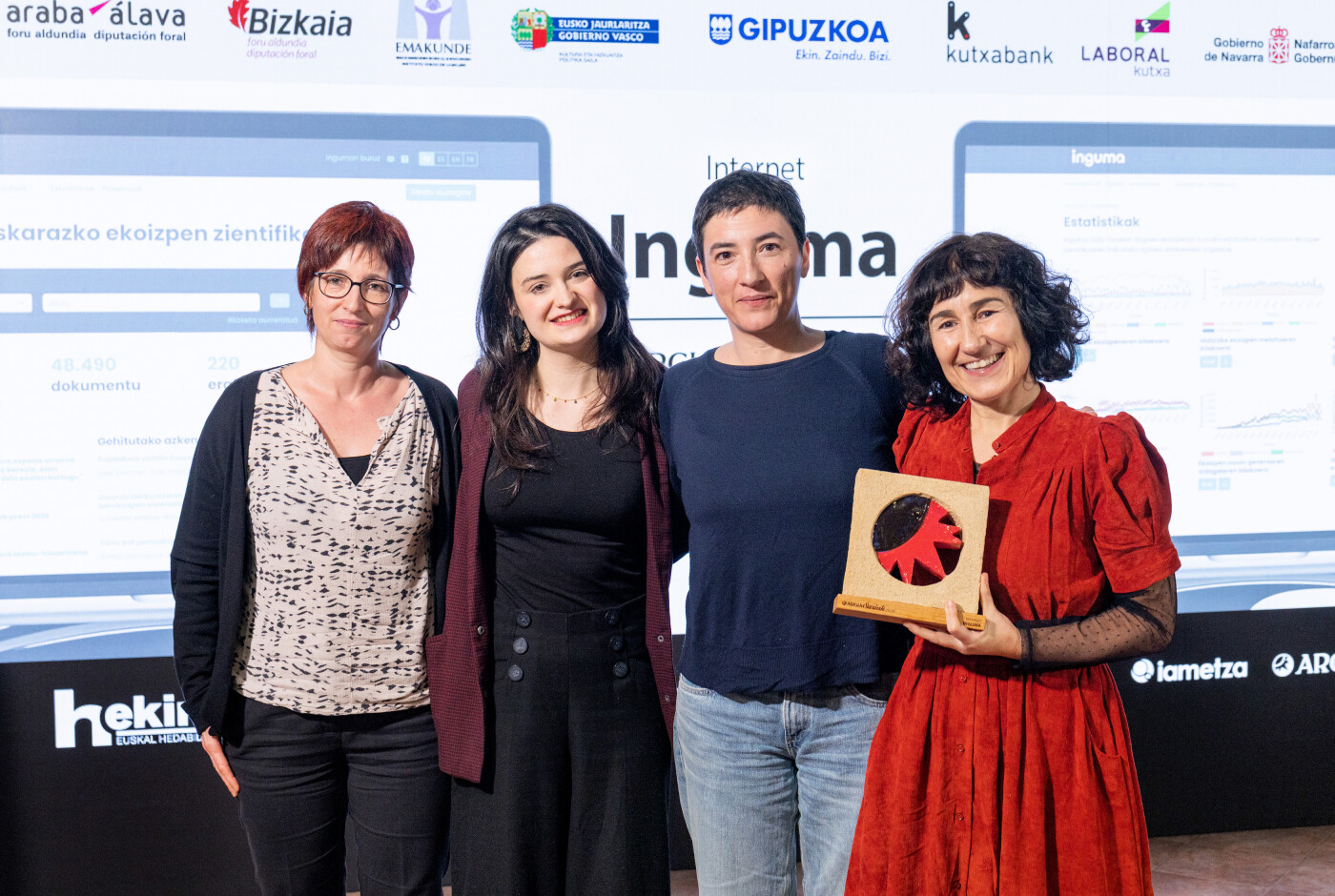 INGUMA datu-baseak Interneteko ARGIA saria irabazi du