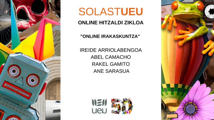 “Online irakaskuntza” solasaldia