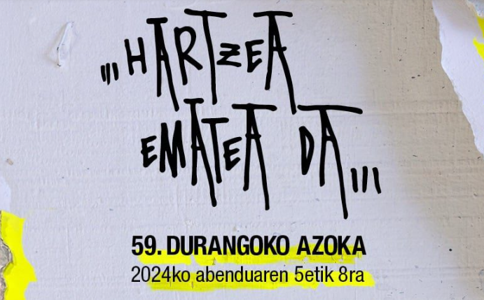 UEU Durangoko Azokan egongo DA!