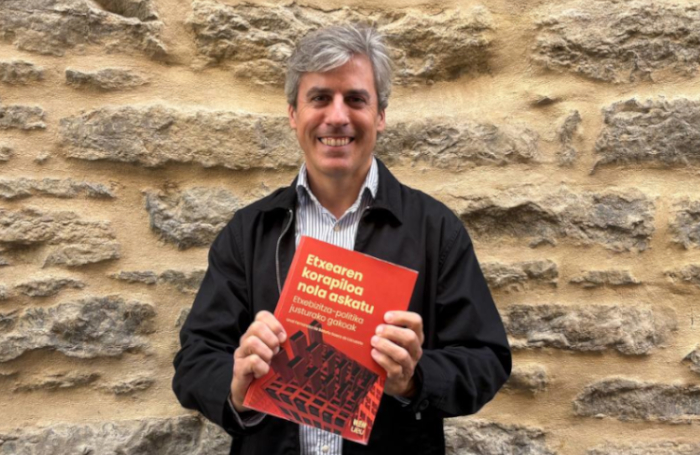 Unai Fernandez de Betoño Saenz de Lacuesta: "Orain arteko politika immobiliarioa gauzatzen jarraitzen badugu, gizartean arrakala handiegi bat sortuko da"
