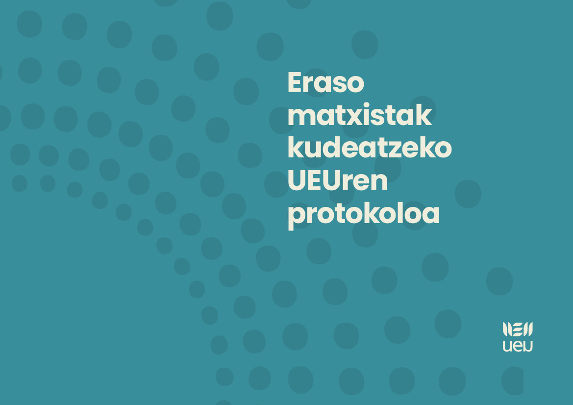 Eraso matxistak kudeatzeko UEUren protokoloaren azala